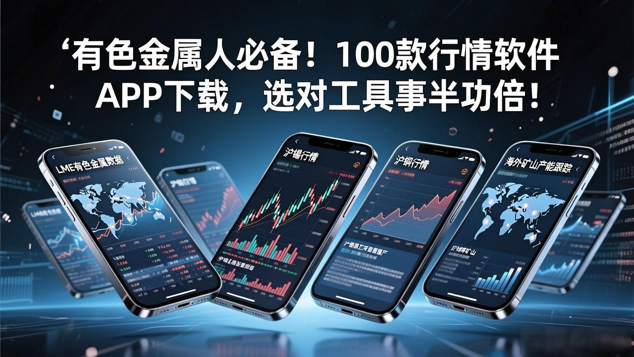 有色金属人必备！100款行情软件APP下载大全，选对工具事半功倍