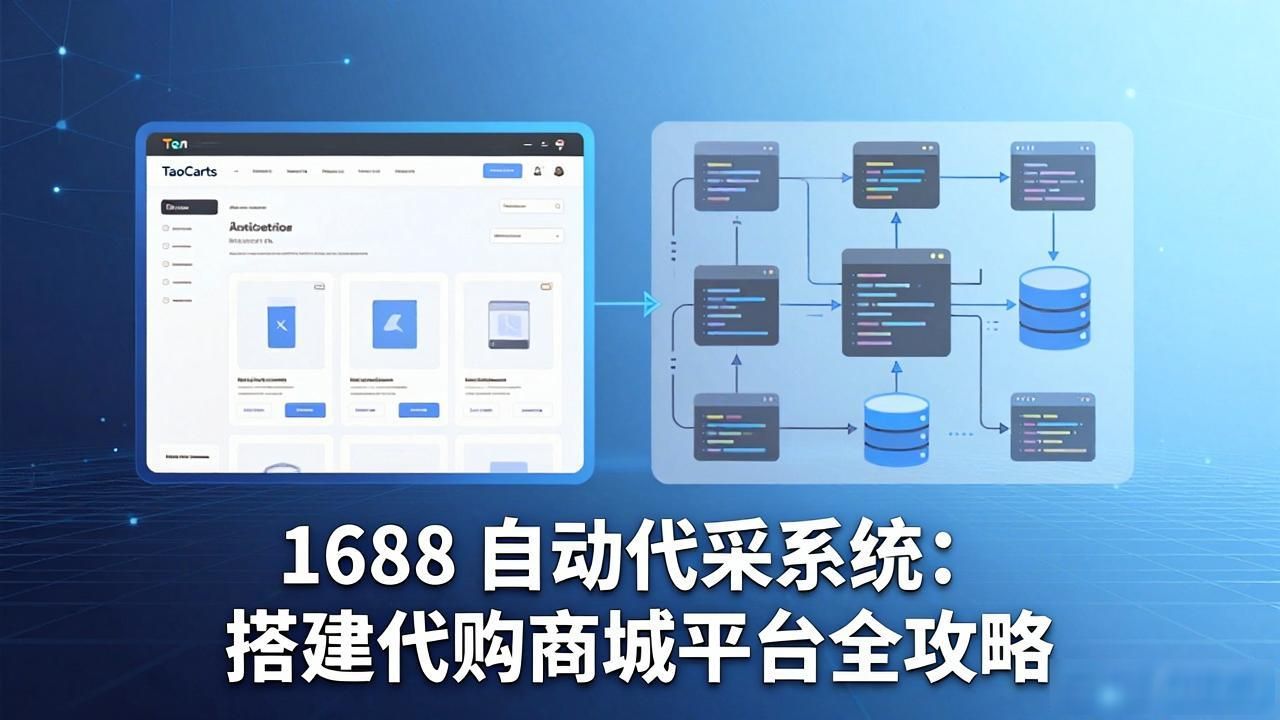 1688 自动代采系统：搭建代购商城平台全攻略